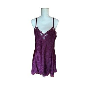 Vintage Victoria's Secret Plum Lace Nightgown